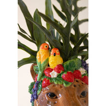 Ceramic Tropical Cheetah Vase