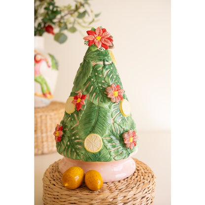 Ceramic Christmas Tree with Lemons
