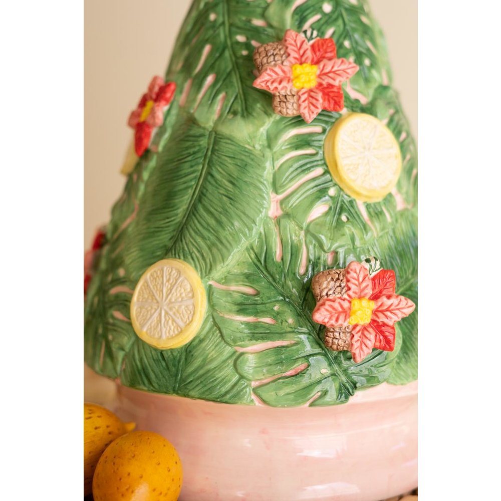 Ceramic Christmas Tree with Lemons