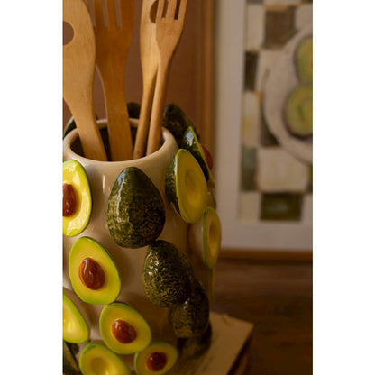 Ceramic Vase - Avocados