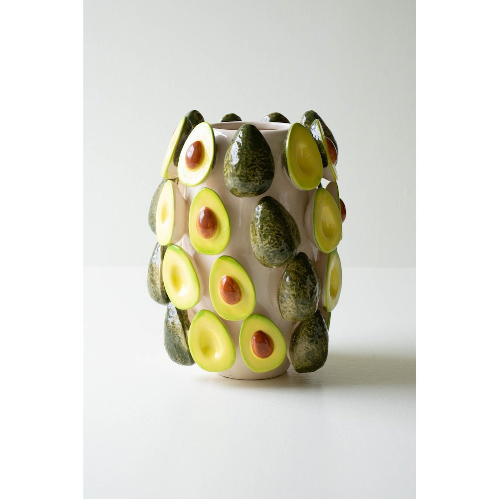 Ceramic Vase - Avocados