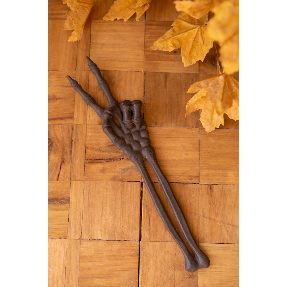 Cast Iron Skeleton Arm - Peace