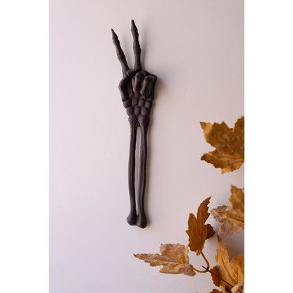 Cast Iron Skeleton Arm - Peace