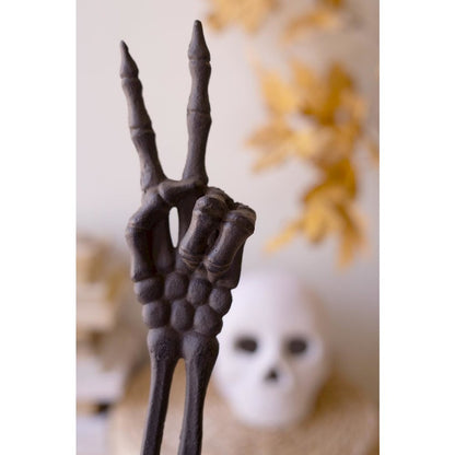 Cast Iron Skeleton Arm - Peace
