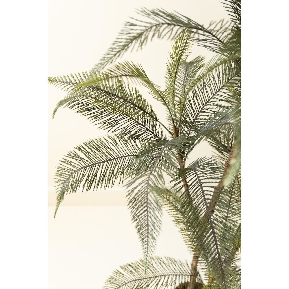 Artificial 46" Fern in Plastic Pot