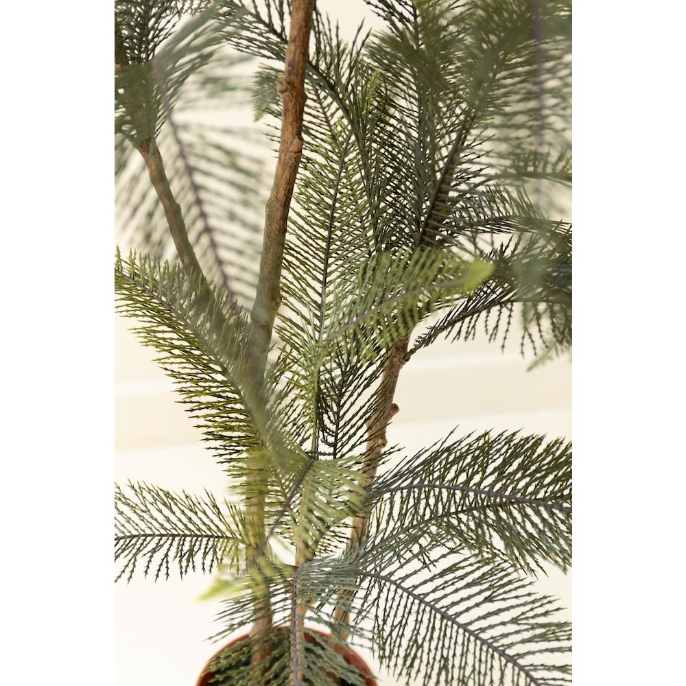 Artificial 46" Fern in Plastic Pot