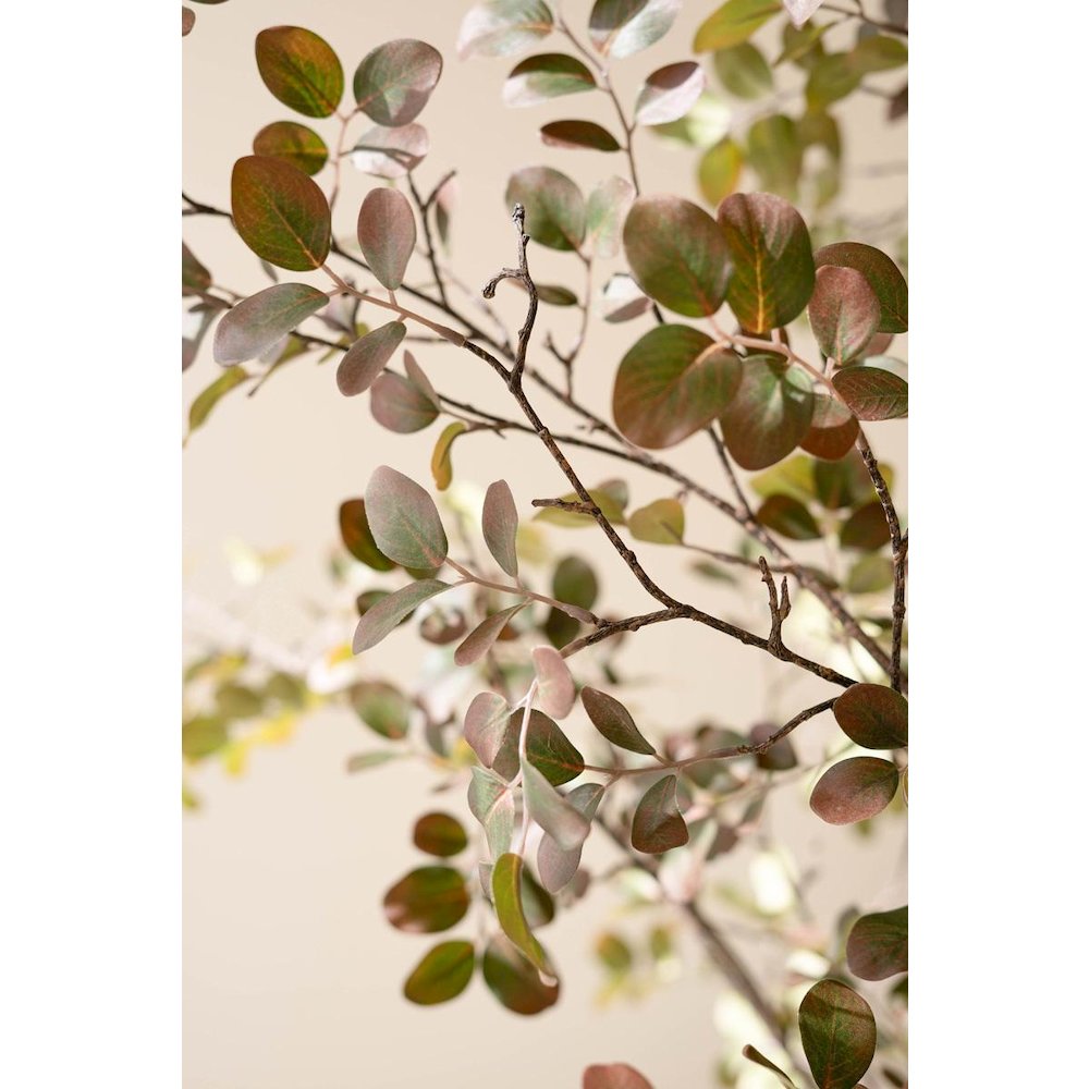 Artificial Crepe Myrtle Tree In A Black Plastic Pot