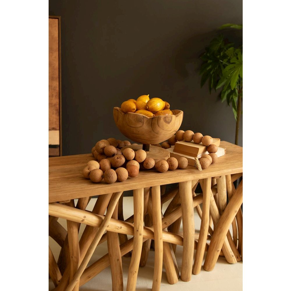 Repuropsed Teakwood Branches Rectangle Coffee Table