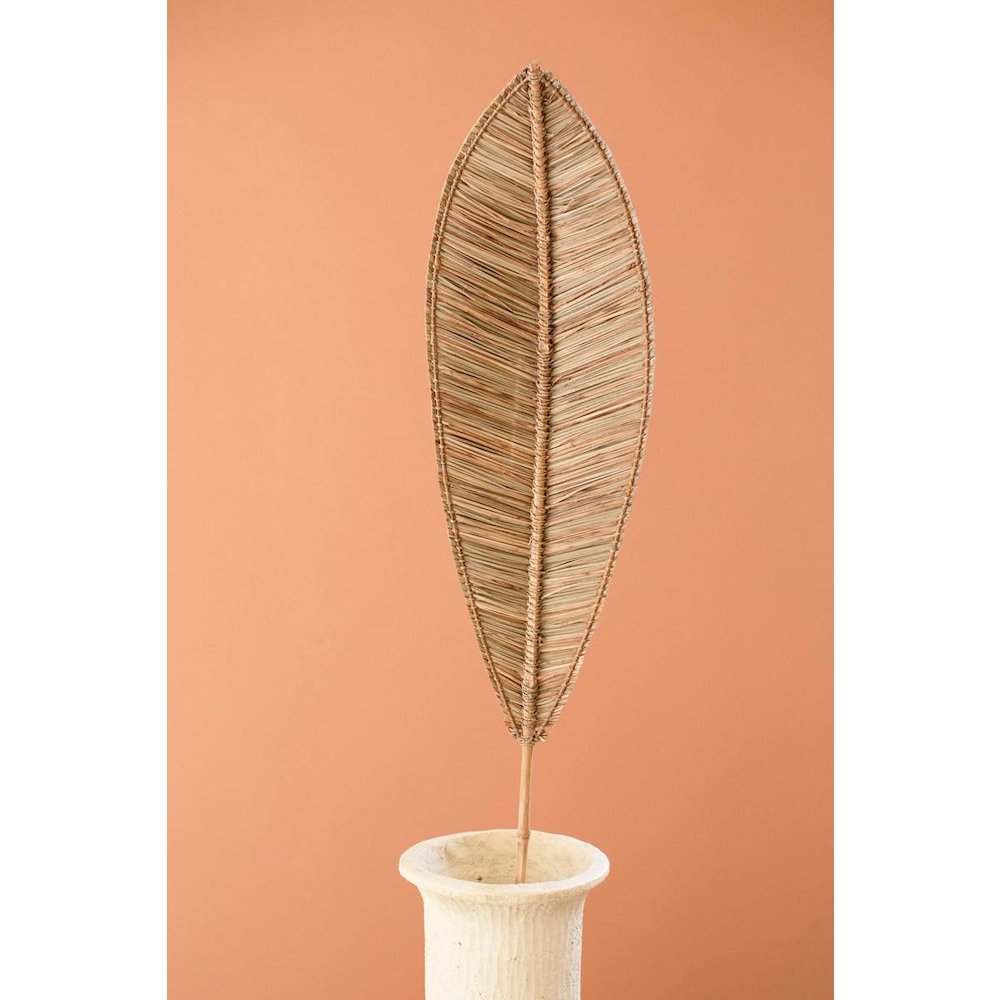 Angel Leaf Décor with Bamboo Branch - Brown