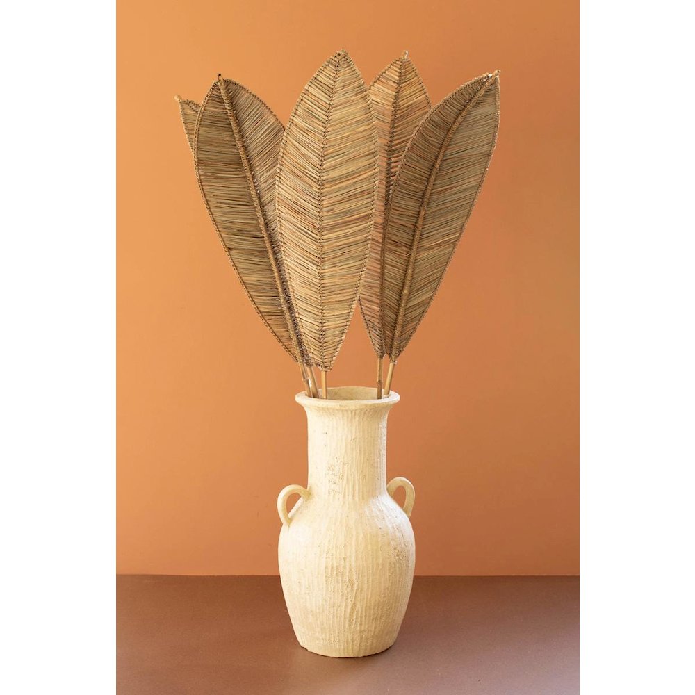 Angel Leaf Décor with Bamboo Branch - Brown