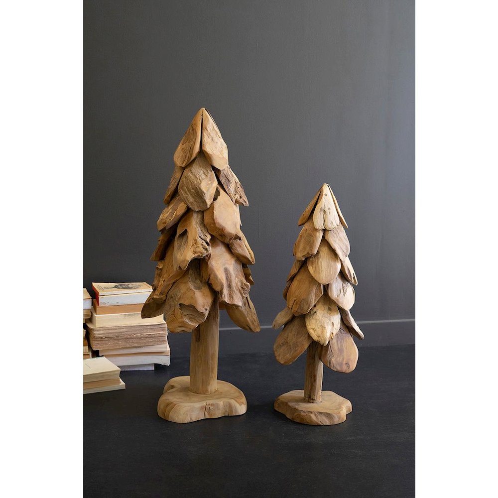 Rustic Teak Christmas Tree - Small