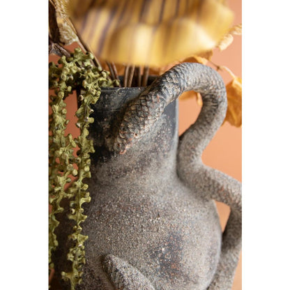 Clay Snake Vase