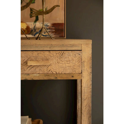 Reclaimed Wood Three Drawer Console - 59" Long