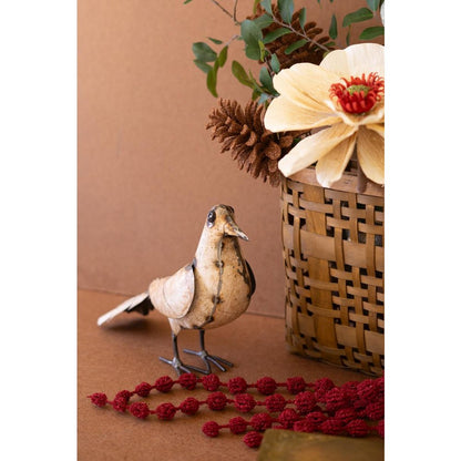 Set of Two Recycled Metal Doves