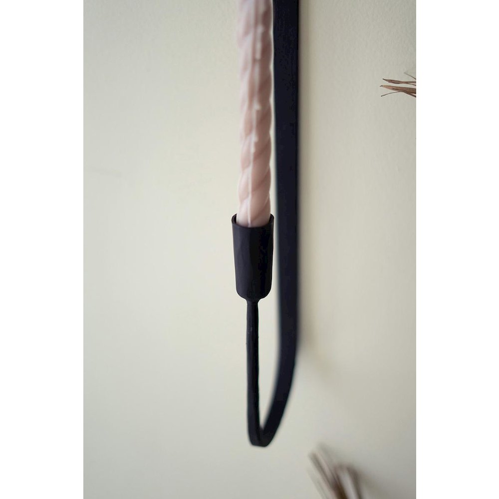 Forged-Iron Single Taper Wall Sconce