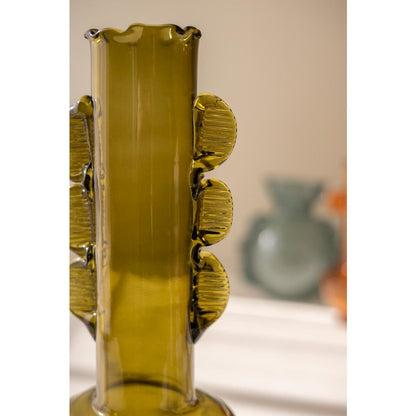 Set of Three Funky Glass Vases - One Each Design