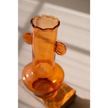 Set of Three Funky Glass Vases - One Each Design