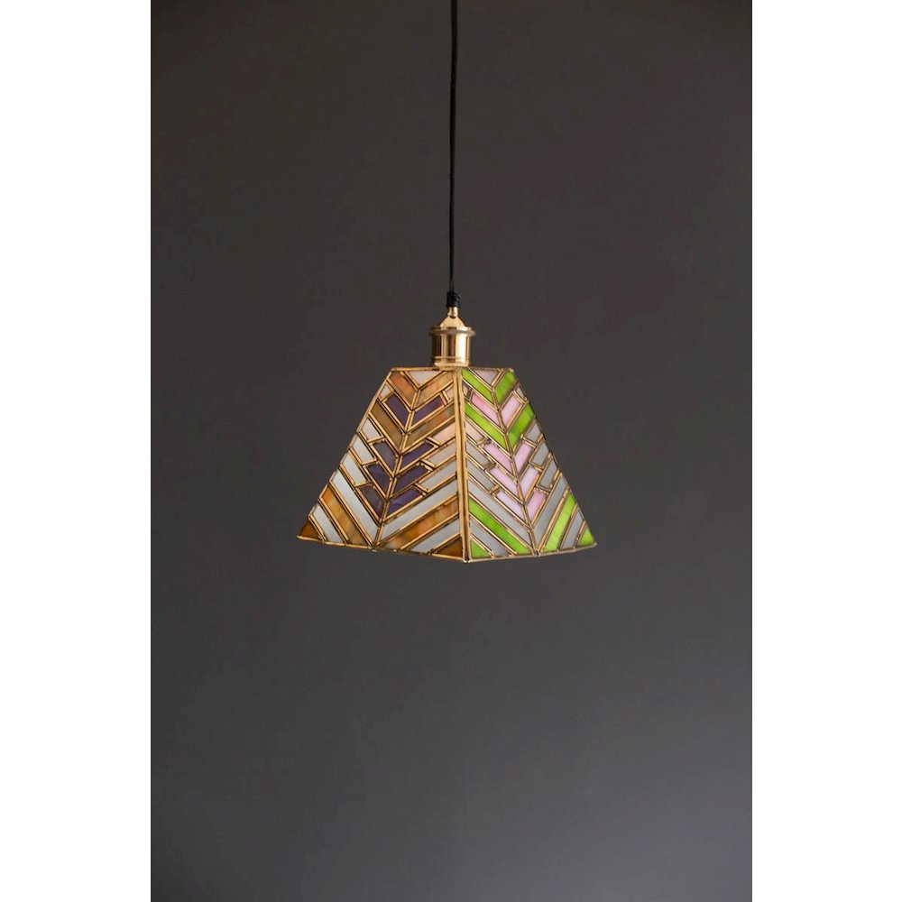 Stained Glass Pendant Lamp #3