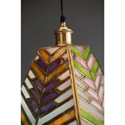 Stained Glass Pendant Lamp #3