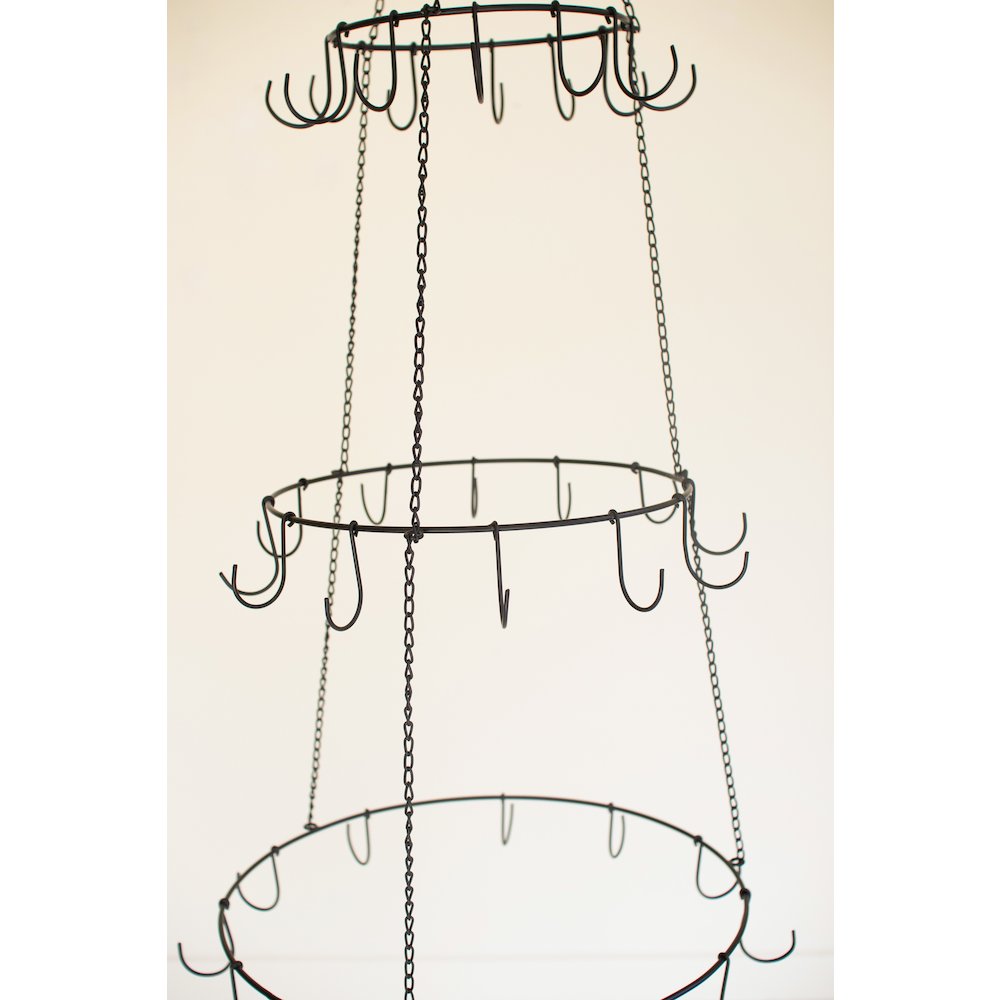 Three Layer Hanging Wire Ornament Tree