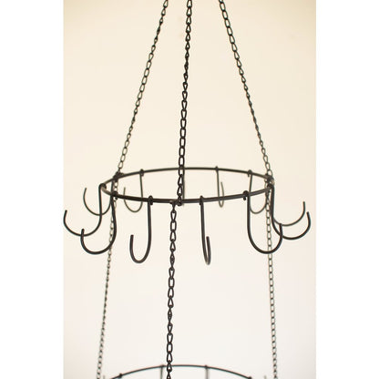 Three Layer Hanging Wire Ornament Tree