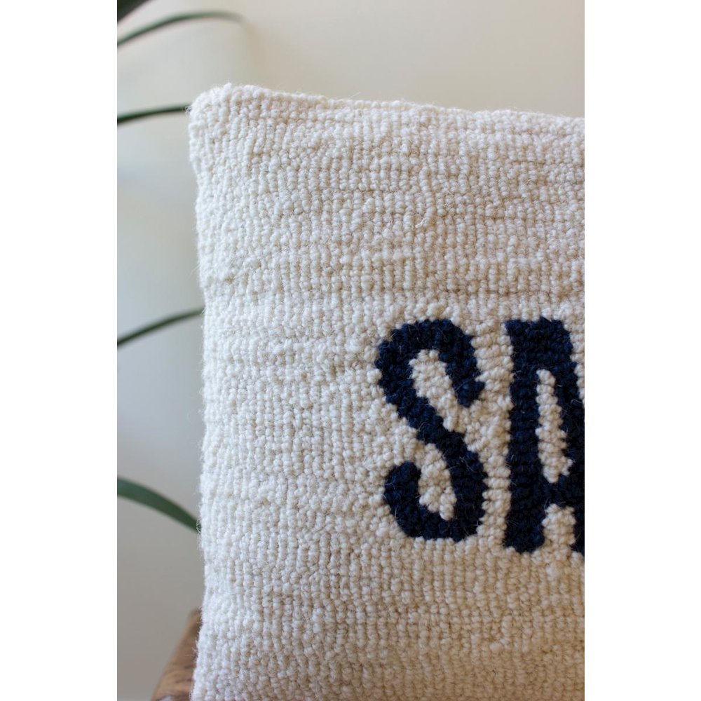 Sandy Toes - Hand Hooked Pillow