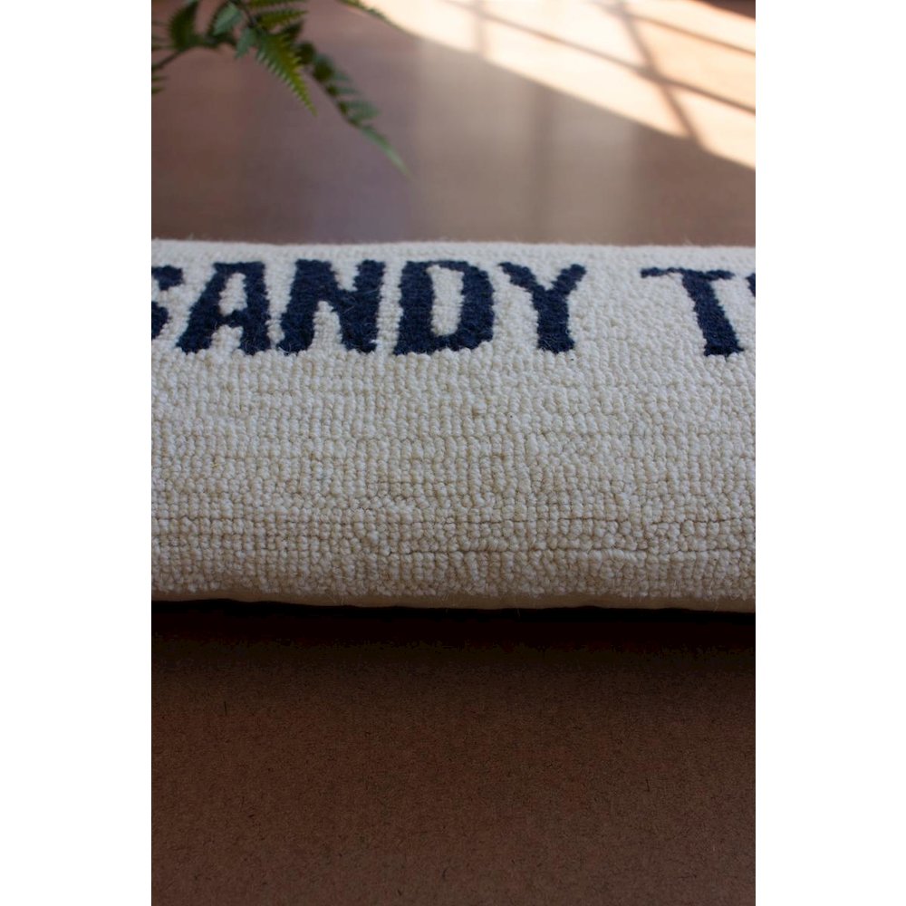 Sandy Toes - Hand Hooked Pillow