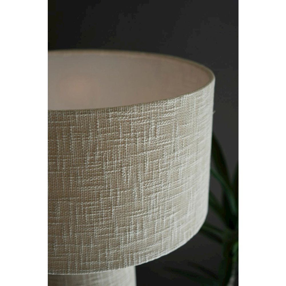 Boucle Fabric Table Lamp With Shade