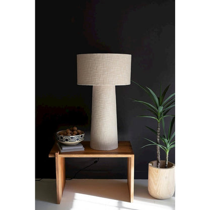 Boucle Fabric Table Lamp With Shade