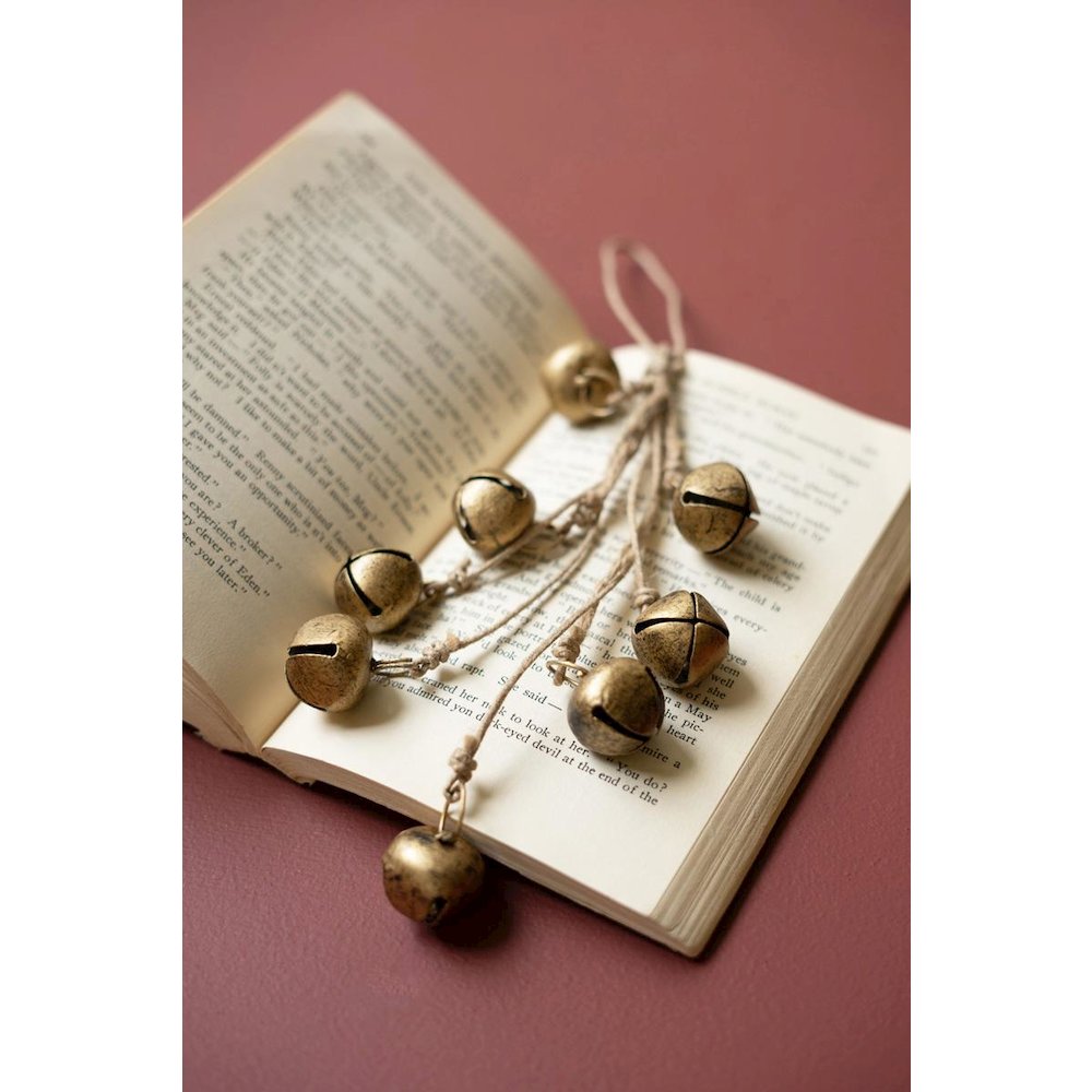 Jingle Bell Bunch On A Jute Rope
