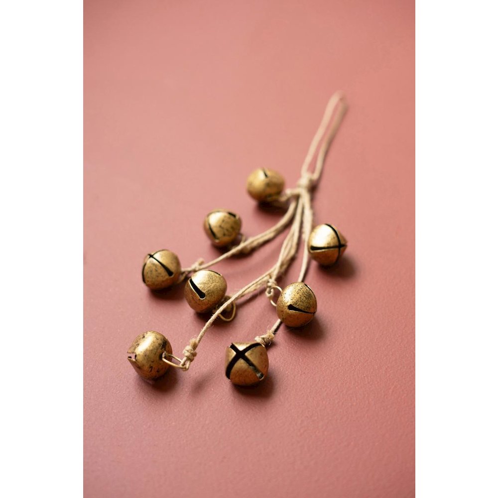 Jingle Bell Bunch On A Jute Rope