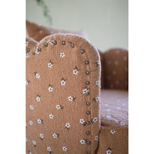 Upholstered Circle Chair with Tassels
