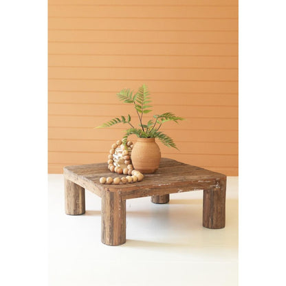 Reclaimed Wood Square Coffee Table