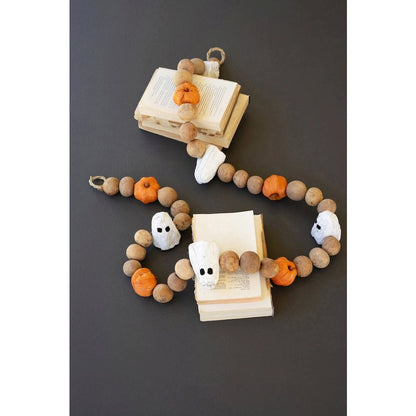 Gourd Ghost Pumpkin Garland 72Inches