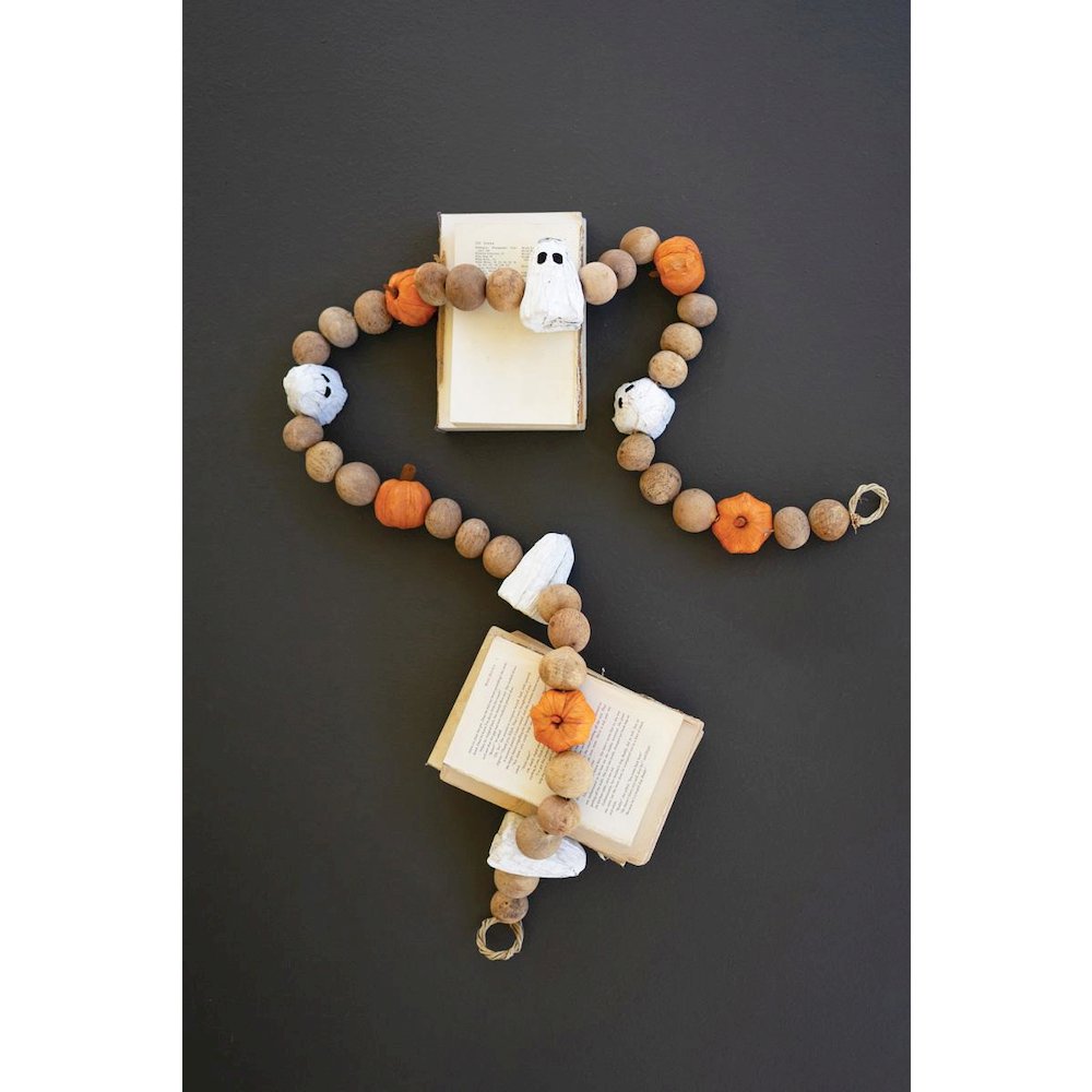 Gourd Ghost Pumpkin Garland 72Inches