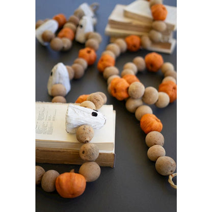 Gourd Ghost Pumpkin Garland 72Inches