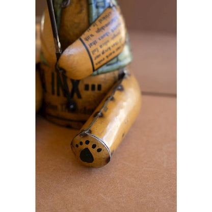 Recycled Iron Brown Bear Fishing