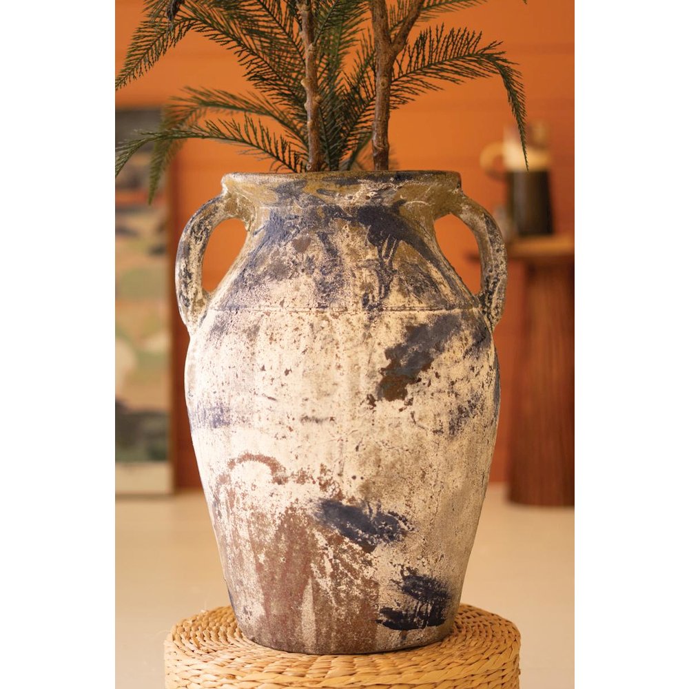 Large Rustic Terracotta Urn