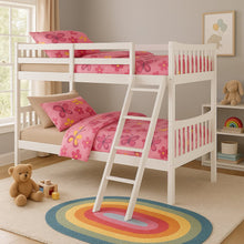 FR Twin Over Twin Bunk Bed White