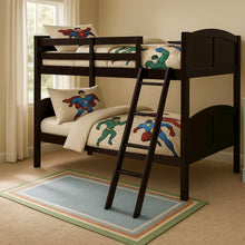 CR Twin Over Twin Bunk Bed Espresso