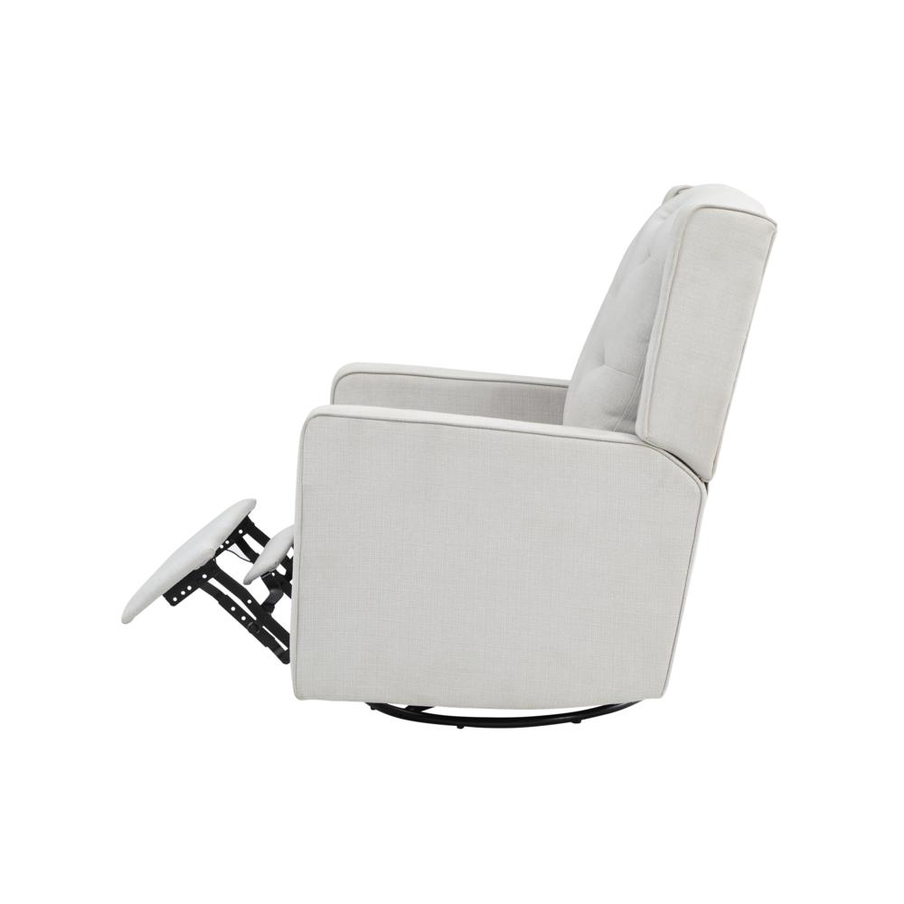 Ava Manual Swivel Glider Recliner Gray