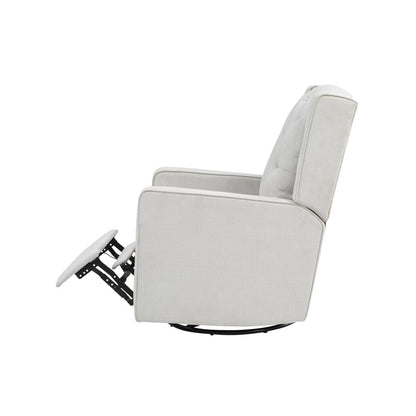 Ava Manual Swivel Glider Recliner Gray