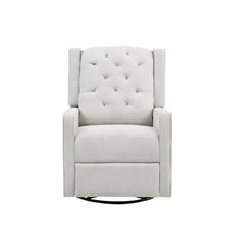 Ava Manual Swivel Glider Recliner Gray