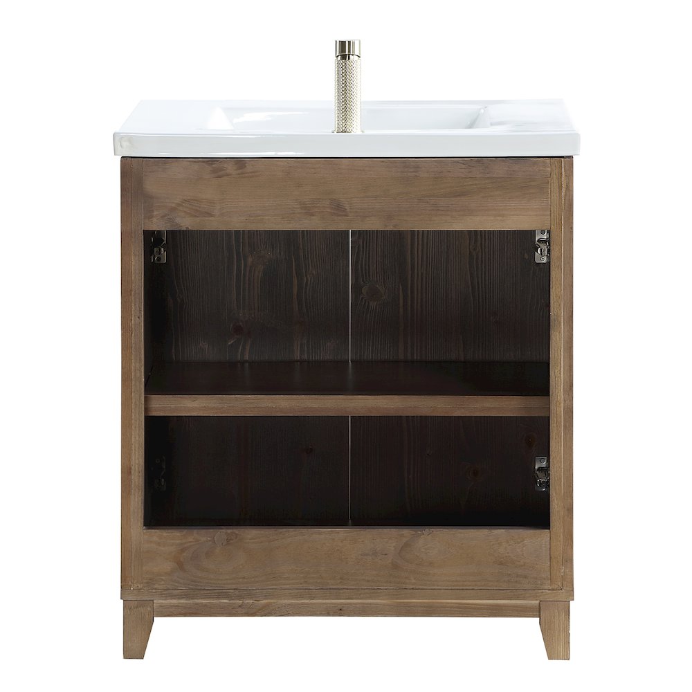Palos 30" Free-standing Single Bath Vanity in Spruce Aged Brown
