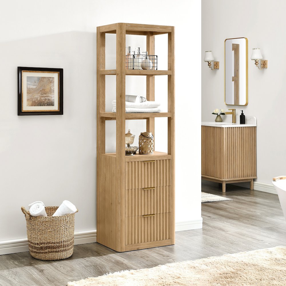 Cádiz 22in. Grey Storage Cabinet