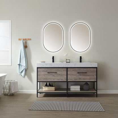 24'' Oval LED Lighted Accent Bathroom/Vanity Wall Mirror