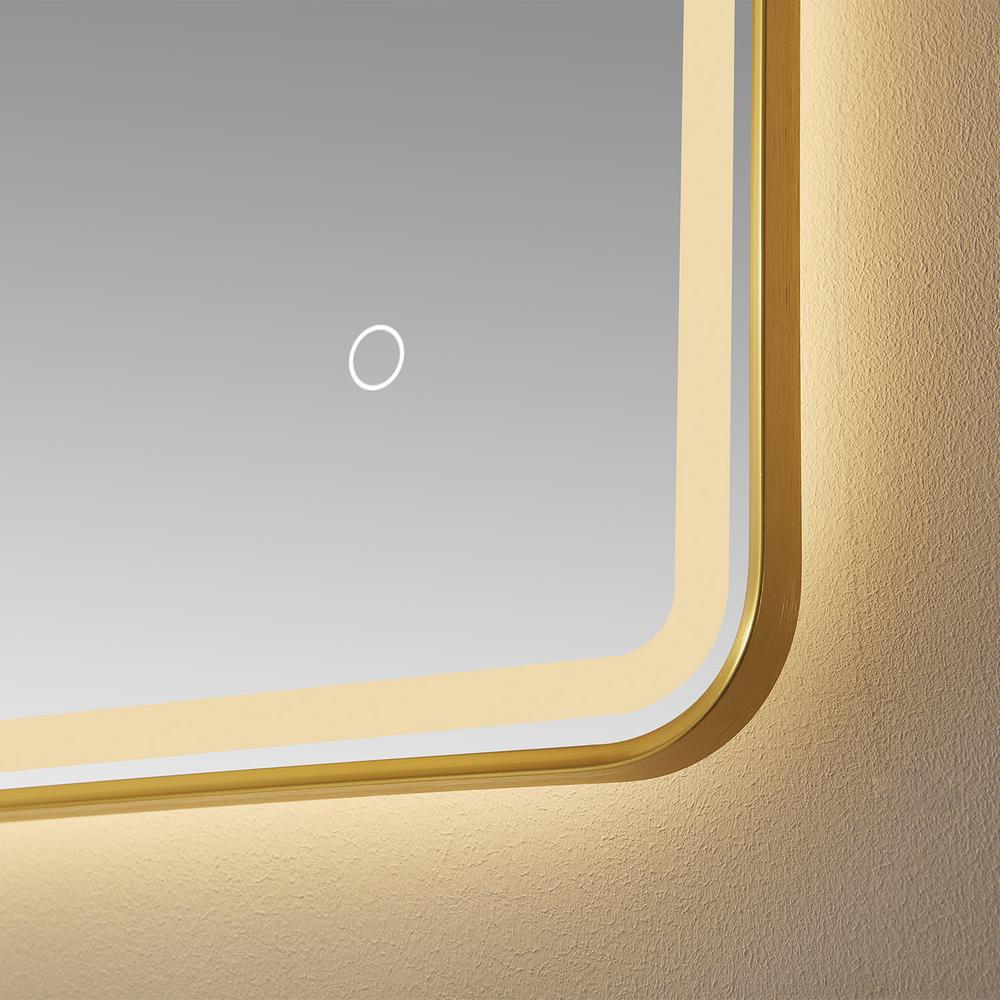 48'' Rectangle LED Lighted Accent Bathroom/Vanity Wall Mirror