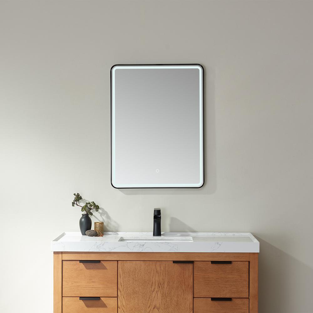 24'' Rectangle LED Lighted Accent Bathroom/Vanity Wall Mirror