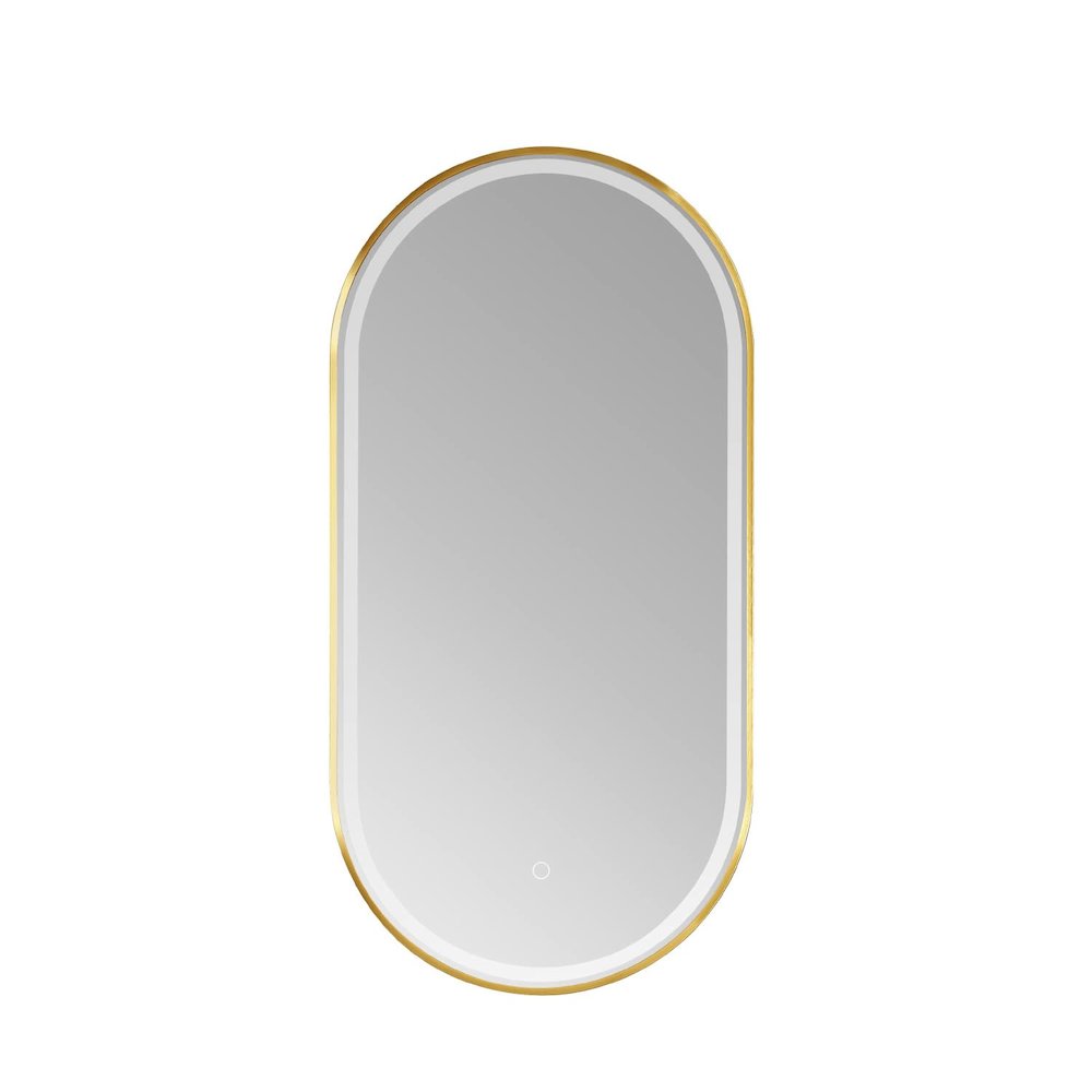 Vinnova 18'' Oval LED Lighted Accent Bathroom/Vanity Wall Mirror