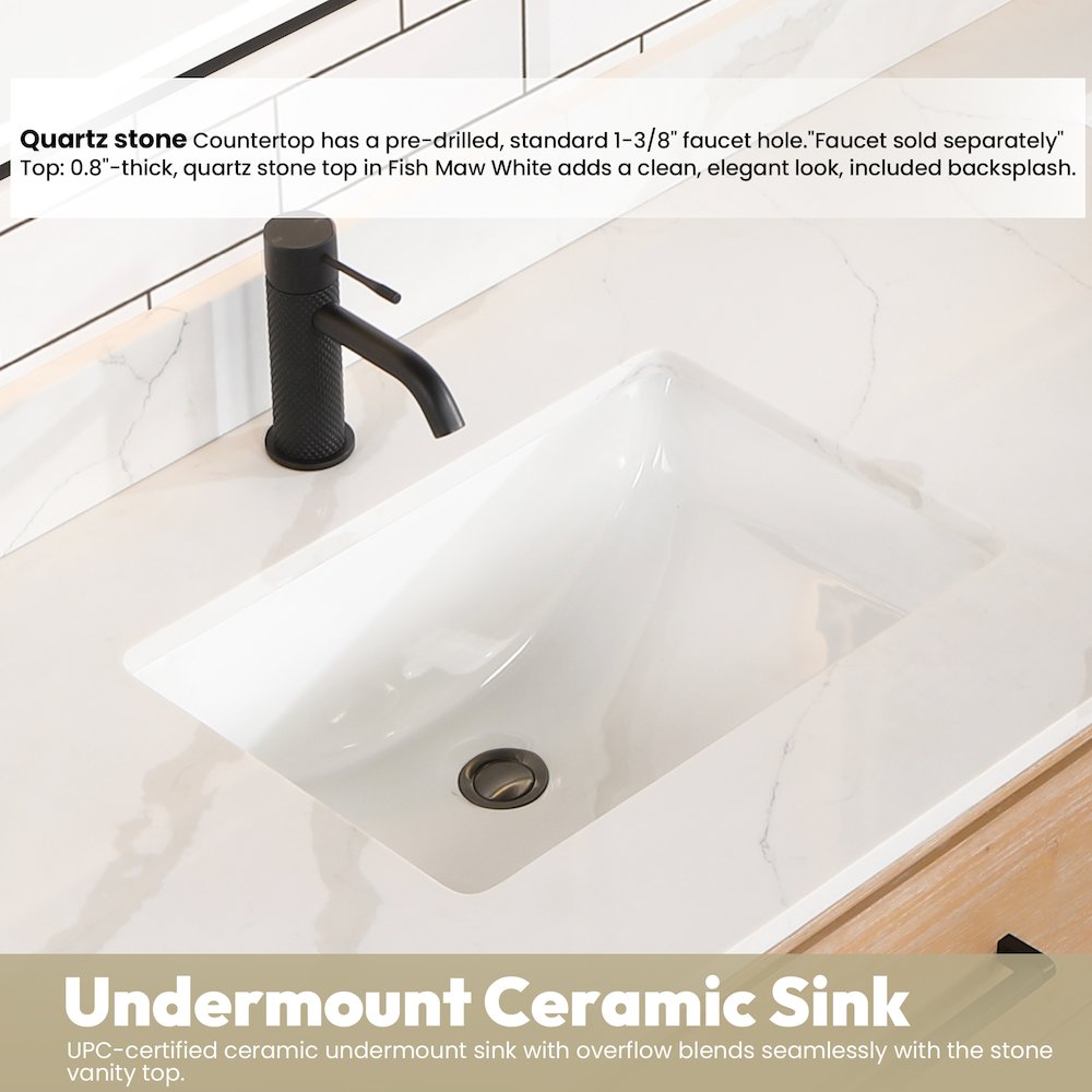 Cristo 72" Floating Double Bath Vanity in Fir Wood Brown